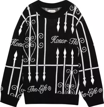 Свитер Honor The Gift Neighborhood Knit Sweater 'Black', черный