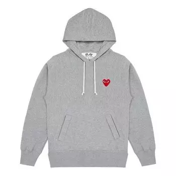 Свитер hoodie 'grey' Comme Des Garcons Play, серый