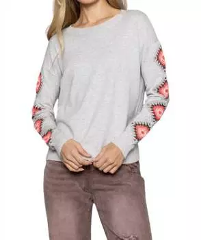 Свитер Hook Up в платиновом цвете LISA TODD, цвет platinum