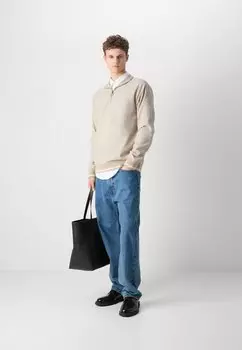 Свитер Houndwood Half Zip Barbour, бетон