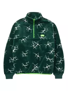 Свитер HUF Quake Sherpa, зеленый