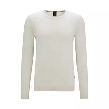 Свитер Hugo Boss Slim-fit in Virgin Wool, белый