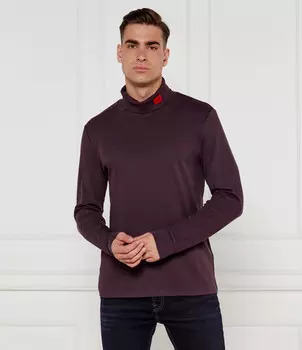 Свитер HUGO Derollo224 Slim Fit, фиолетовый