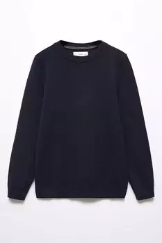 Свитер Hugo с овальным вырезом Mango, синий