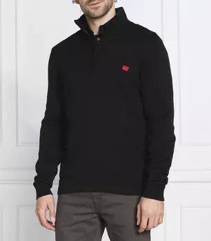 Свитер HUGO San Quintus-C Regular Fit, черный