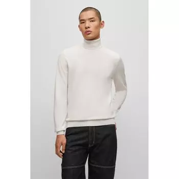 Свитер HUGO San Thomas M 10243187 High Neck, белый