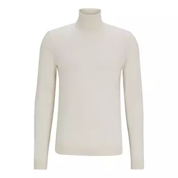 Свитер HUGO San Thomas M 10243187 High Neck, бежевый