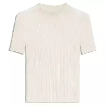 Свитер HUGO Sarphapilk 10271879 01 short sleeve, бежевый