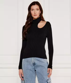 Свитер HUGO Sedenno Slim Fit, черный