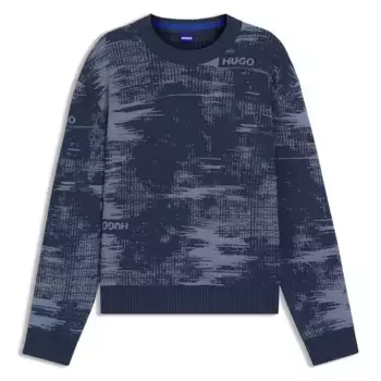 Свитер HUGO Sorbas 10274309 01 BLUE, синий