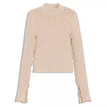 Свитер HUGO Soverie 10256733 half zip, бежевый