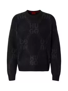 Свитер HUGO Sweater Shain, черный