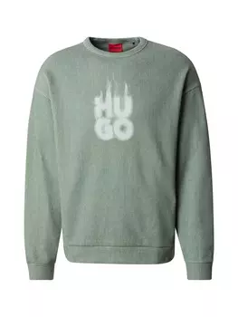 Свитер HUGO Sweatshirt Dinkam, пастельный зеленый