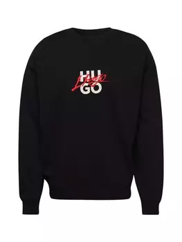Свитер HUGO Sweatshirt Dlogonty, черный