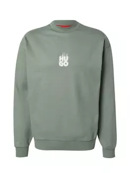 Свитер HUGO Sweatshirt Durungu, изумрудный