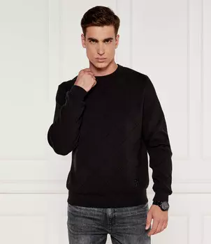 Свитер HUGO Symond Relaxed fit, черный
