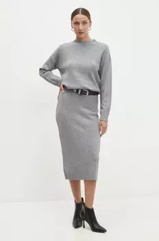 Свитер и юбка Answear Lab, серый