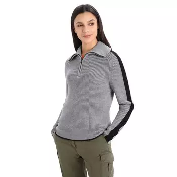 Свитер Icebreaker Lodge Half Zip, серый