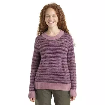 Свитер Icebreaker Waypoint Merino Crew Neck, фиолетовый