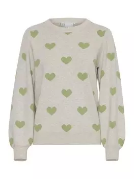 Свитер ICHI Brielle, бежевый