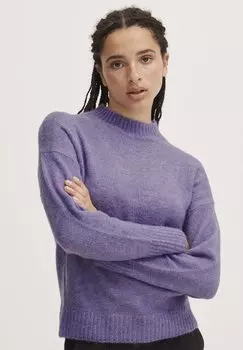 Свитер ICHI, фиолетовый