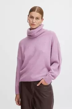Свитер ICHI Rollkragen, фиолетовый