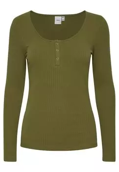 Свитер ICHI, серый деним