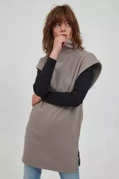 Свитер ICHI Stehkragen, серый