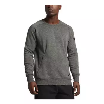 Свитер icon fleece men's sweatshirt 'grey' Air Jordan, серый