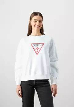 Свитер ICONIC TRIANGLE Guess Jeans, белый