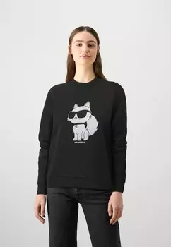 Свитер IKONIK CHOUPETTE KARL LAGERFELD, черный