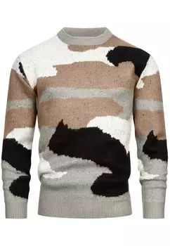 Свитер Indicode Jeans AXTON, бежевый