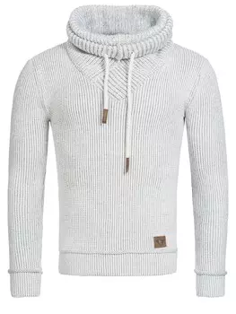 Свитер INDICODE JEANS Keshawn, белый