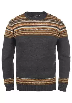 Свитер INDICODE JEANS Lurdes, антрацит