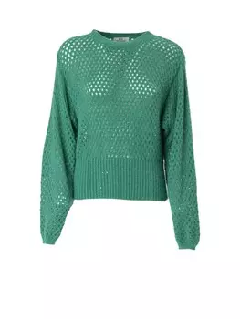 Свитер Influencer POINTELLE, изумрудный