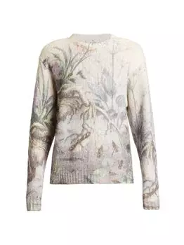 Свитер интарсия с добавлением альпаки Etro, синий