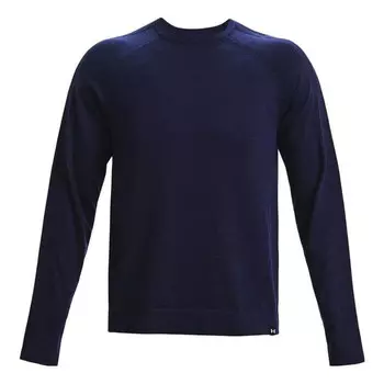 Свитер intelliknit crew 'midnight blue' Under Armour, синий