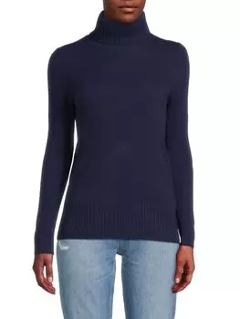 Свитер из 100% кашемира с высоким воротником Saks Fifth Avenue, цвет Eclipse