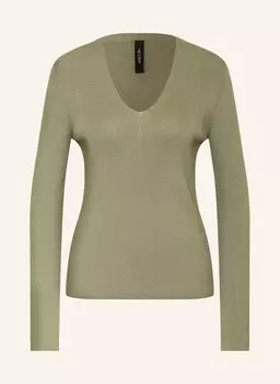 Свитер из блестящей пряжи MARC CAIN, цвет 503 frozen sage