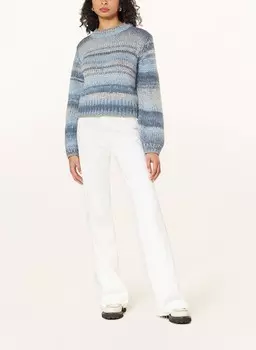 Свитер из блестящей пряжи Rich&Royal, голубой