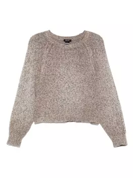 Свитер из букле Avant Toi, коричневый