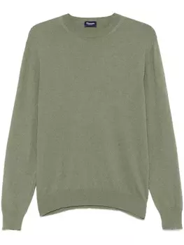 Свитер из букле Drumohr, зеленый