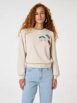 Свитер из чистого органического хлопка tina fruit Fabienne Chapot, цвет Natural