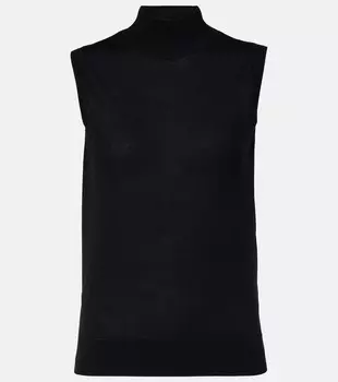 Свитер из чистой шерсти Slalom S Max Mara, черный