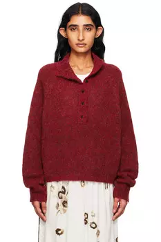 Свитер из детской шерсти альпаки Cordera, цвет dahlia