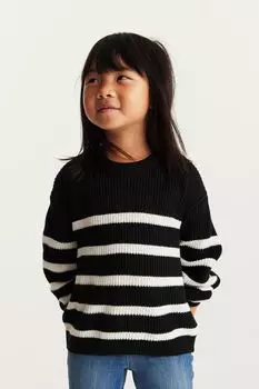 Свитер из фактурного трикотажа H&M