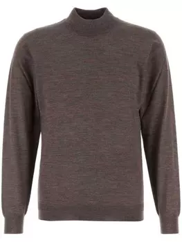 Свитер из грязевой шерсти Fedeli, коричневый