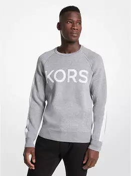 Свитер из хлопковой смеси KORS Michael Kors Mens, серый