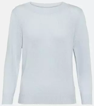 Свитер из кашемира и шерсти JARDIN DES ORANGERS, синий