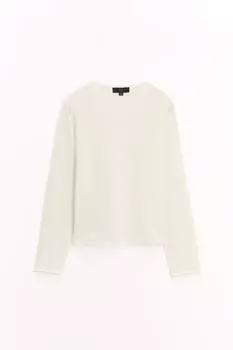 Свитер из льняной смеси ZARA, экрю